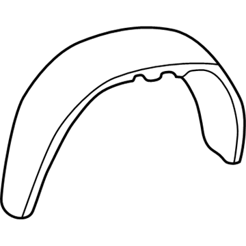 GMC Fender Splash Shield - 15122546