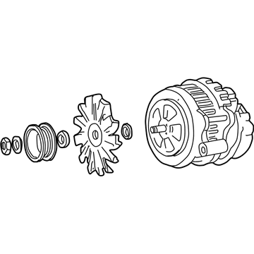 GMC P3500 Alternator - 19152476
