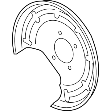 Chevy Equinox Brake Dust Shields - 84065000