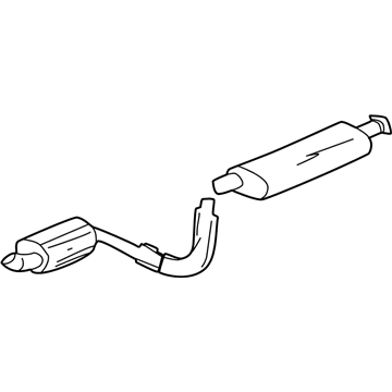 Chevy Trailblazer Muffler - 25887919