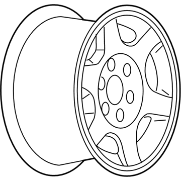 GMC 9594491 Wheel, Alloy
