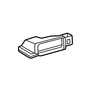 GM 84861044 Center Duct, Driver Side