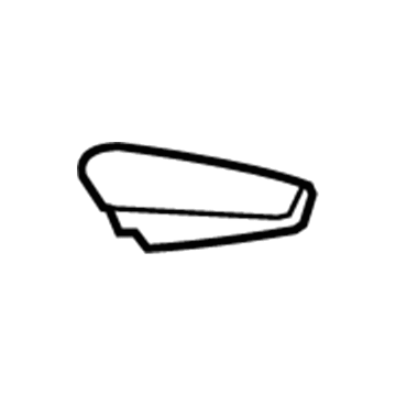 GM 20965251 Recline Handle, Black, Front
