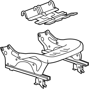 GM 22850200 Cushion Frame, Front