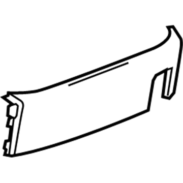 GM 20777786 Front Cover, Black