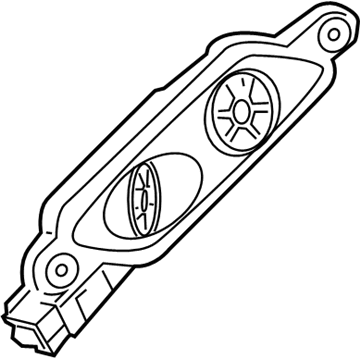 GM 22983004 Windshield Pillar Speaker, Driver Side