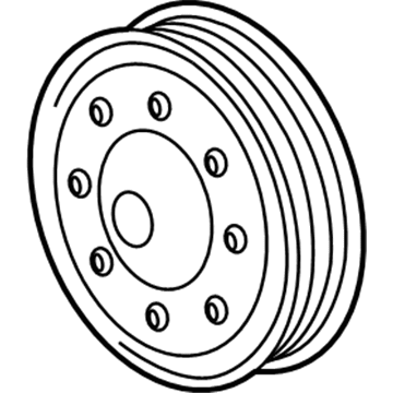 Cadillac Water Pump Pulley - 12652047