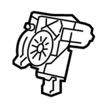 GM 22921493 Window Motor, Front Driver Side