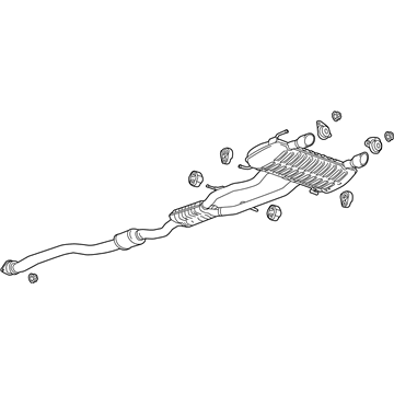 Cadillac ATS Muffler - 84275999