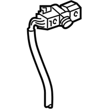 GM 84143039 Rear Camera, Driver Side