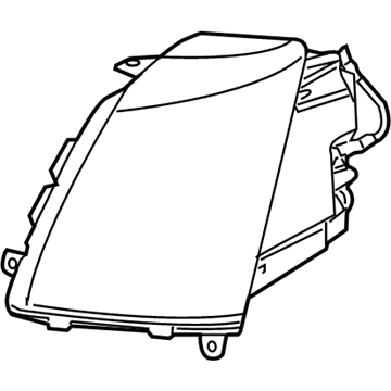 GM 12335966 Headlamp Housing, Passenger Side