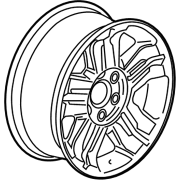 GM 9598055 Wheel, Alloy