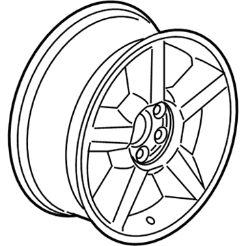 GM 9597195 Wheel, Alloy