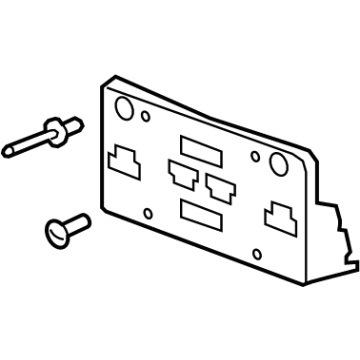 GM 84406676 License Bracket
