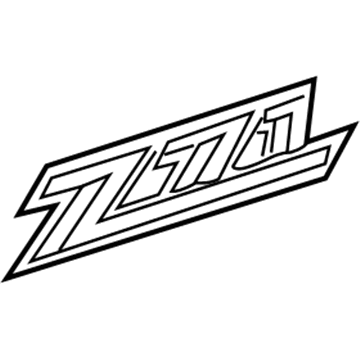GM 15139039 Decal, Outer