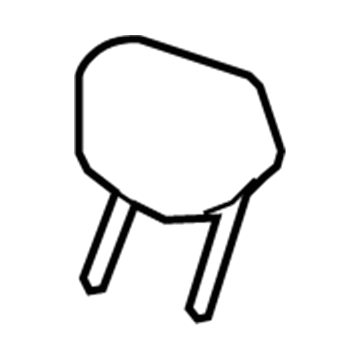Cadillac 25780630 Headrest