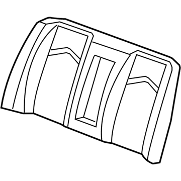 2012 Cadillac CTS Seat Cushion Pad - 25777065