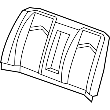 GM 15898739 Seat Back Cover, Rear