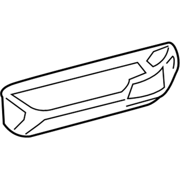 GM 25925375 Mirror Assembly Seal, Rear Driver Side