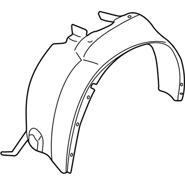 Saturn LW2 Fender Splash Shield - 22699970