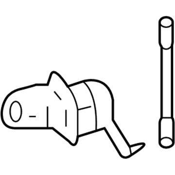 Cadillac Ride Height Sensor - 25863268