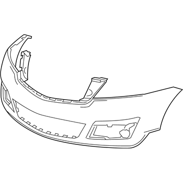 Chevy Traverse Bumper - 23328140