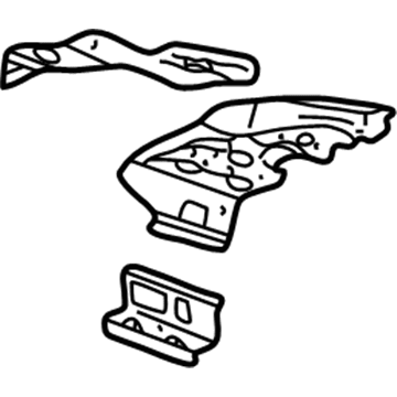 GM 88896461 Extension, Rear Driver Side