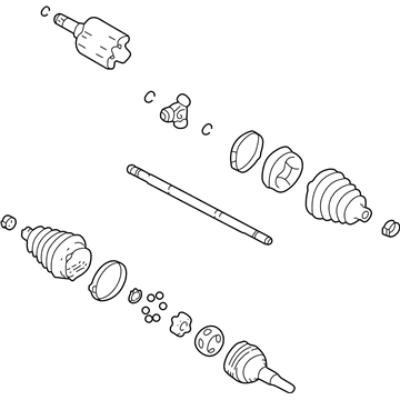 Oldsmobile 19256584 Axle Assembly