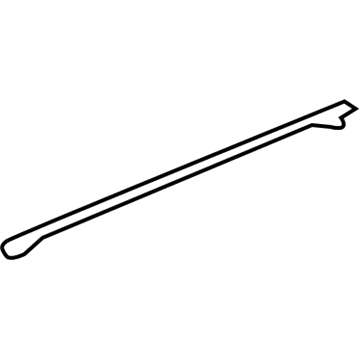 GM 23224857 Upper Molding, Rear Driver Side