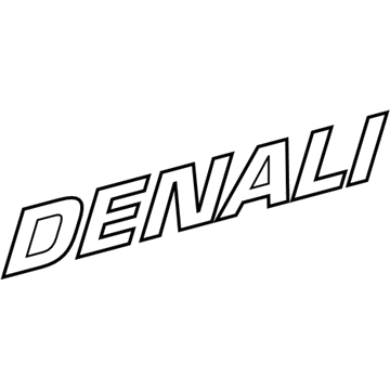 GM 15070426 Nameplate, Outer