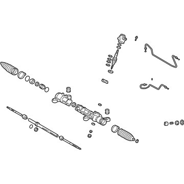 Pontiac Vibe Rack And Pinion - 88973766