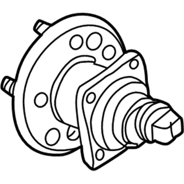 Pontiac 12413029 Hub & Bearing