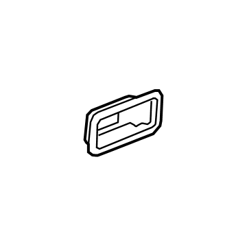 GM 84433659 Handle Bezel, Black, Rear Passenger Side