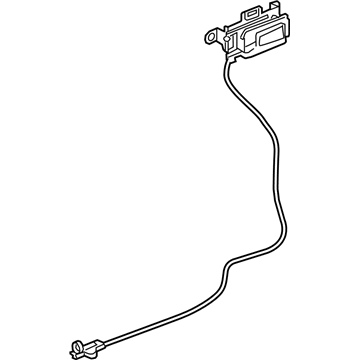 GM 84652549 Release Handle, Black, Rear Driver Side