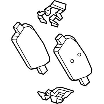 Buick Enclave Brake Pad - 84794110
