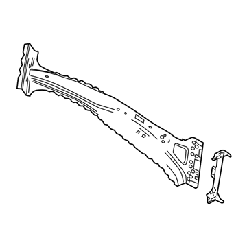 GM 22981298 Center Pillar Reinforcement, Passenger Side