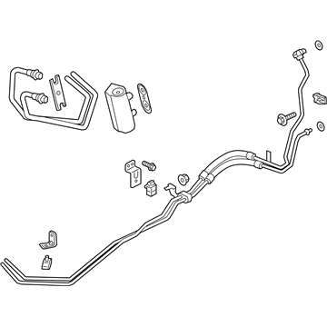 Chevy Silverado 1500 Automatic Transmission Oil Cooler Line - 85563684