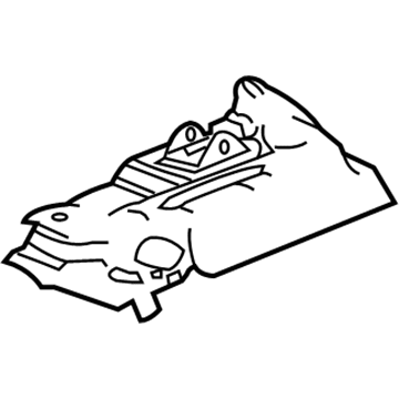 GM 23462317 Upper Extension, Rear Driver Side