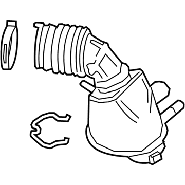 Cadillac Air Intake Coupling - 23349890