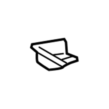 GM 23255647 Rail Assembly Lower Bracket, Driver Side