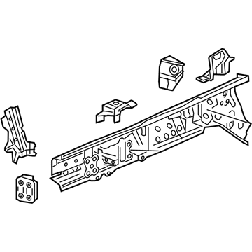 GM 84331116 Inner Rail, Front Driver Side