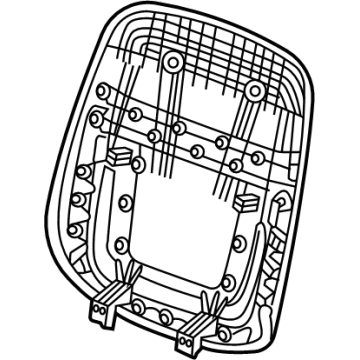 Cadillac 84820649 Seat Back Panel