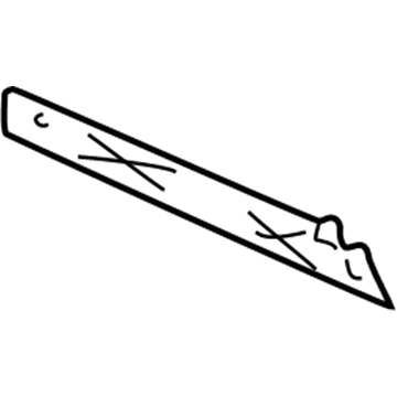 GM 15019395 Front Reinforcement, Driver Side