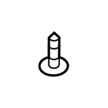 GM 11571131 Heat Shield Mount Bolt, Front