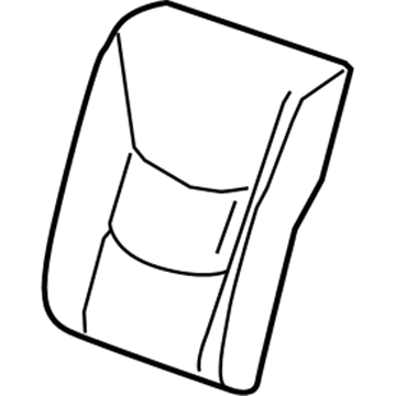 GM 42694464 Seat Back Cover, Gray, Driver Side