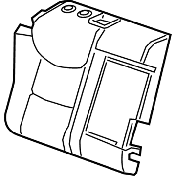 GM 42694451 Seat Back Pad, Rear Passenger Side