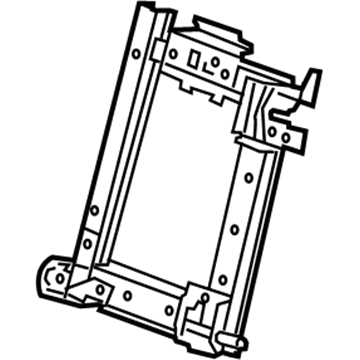 GM 13522764 Seat Back Frame, Rear Driver Side