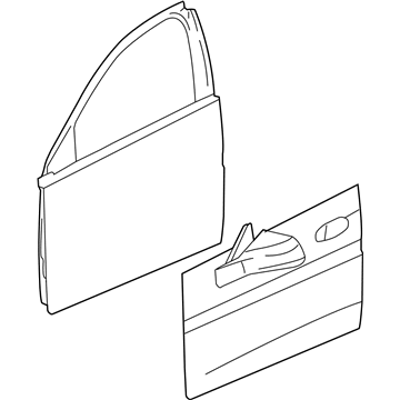 GM 23282694 Door Shell, Front Driver Side