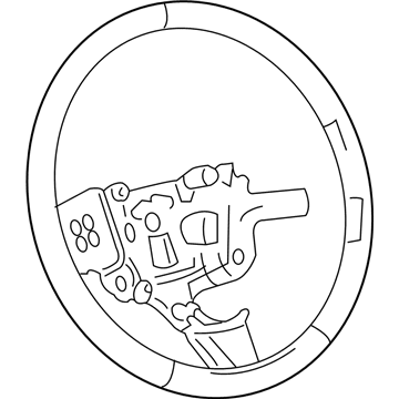 Saturn Relay Steering Wheel - 25894314
