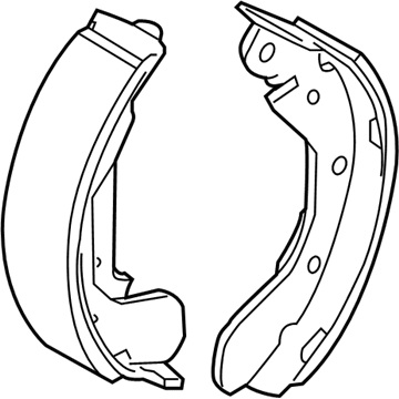 Pontiac Brake Shoe - 42784756